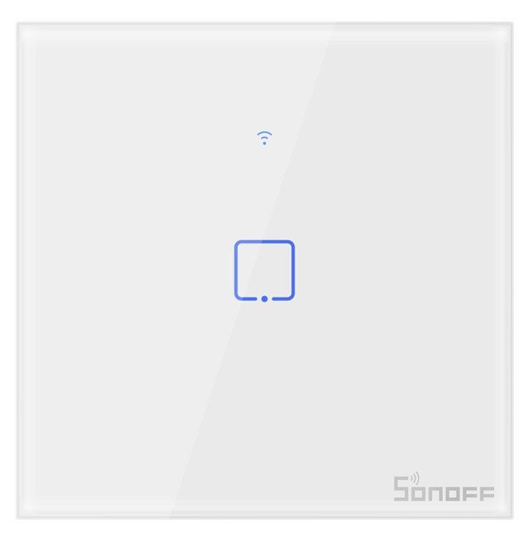 Product Image for Smart väggströmbrytare, WiFi, Touch, Vit, 1 kanal