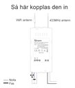 Bild av Styrenhet för takfläkt, WiFi, RF, Sonoff iFan03