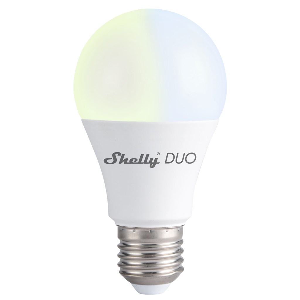 Product Image for Lampa, LED, WiFi, E27, dimbar, färgtemperatur, Shelly DUO WW/CW