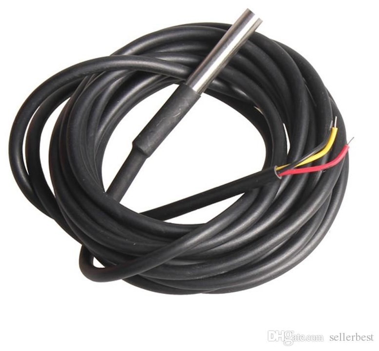 Product Image for Temperaturgivare med kabel (3m, DS18B20)