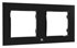 Bild av Ram till väggströmbrytare, x2, Svart, Shelly Wall Switch Frame x2 Black