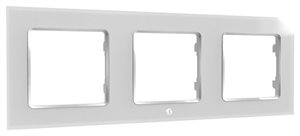 Bild av Ram till väggströmbrytare, x3, Vit, Shelly Wall Switch Frame x3 White