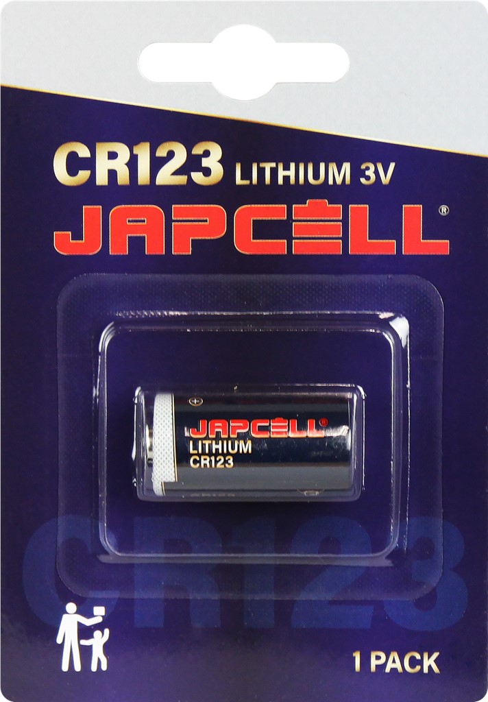 Product Image for Batteri Japcell CR123A