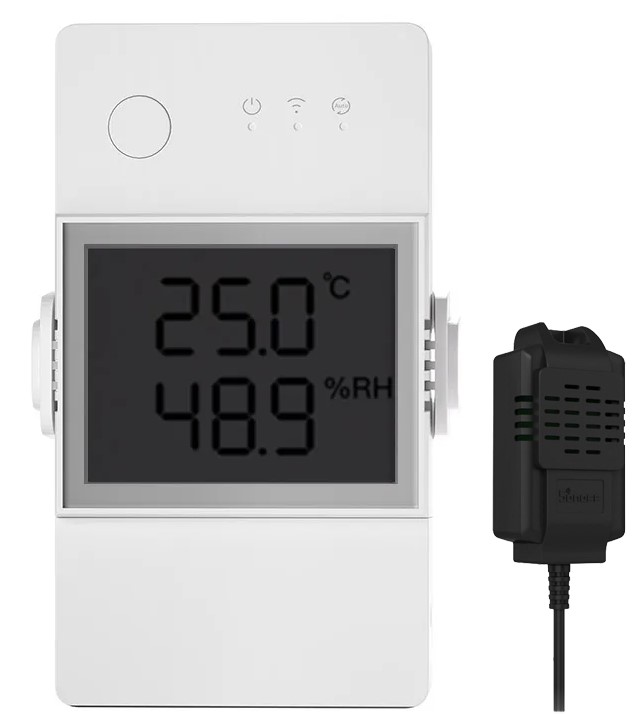 Product Image for Strömbrytare på/av, LCD, 20A, WiFi, Sonoff TH20D R3 Elite