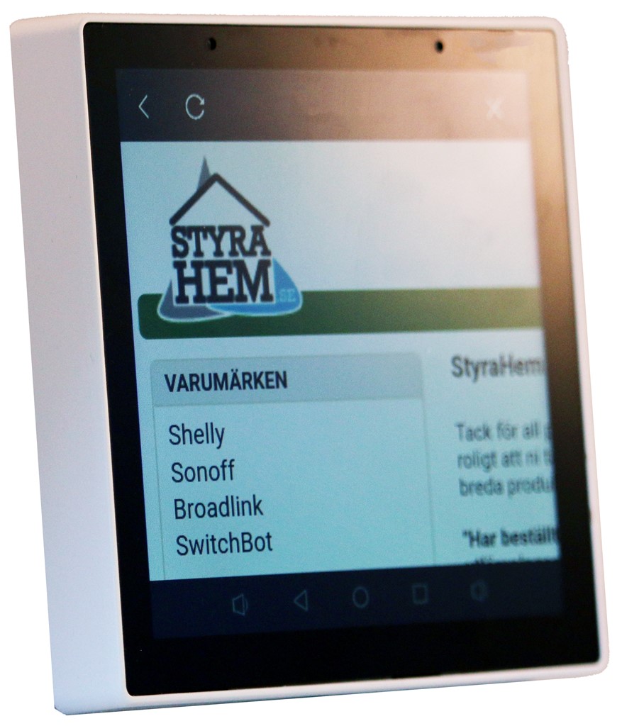 Product Image for Smart kontrollenhet, Vit, Wifi, Zigbee, Sonoff NSPanel Pro White
