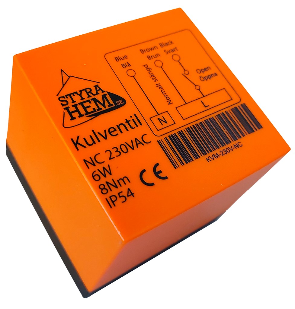 Product Image for Motor till kulventil, självstängande, 230V