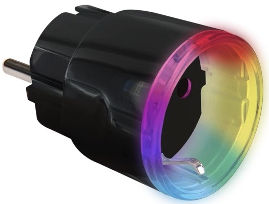 Product Image for Fjärrplug, svart, effektmätning, WiFi, Bluetooth, mJS, Shelly Plus Plug S