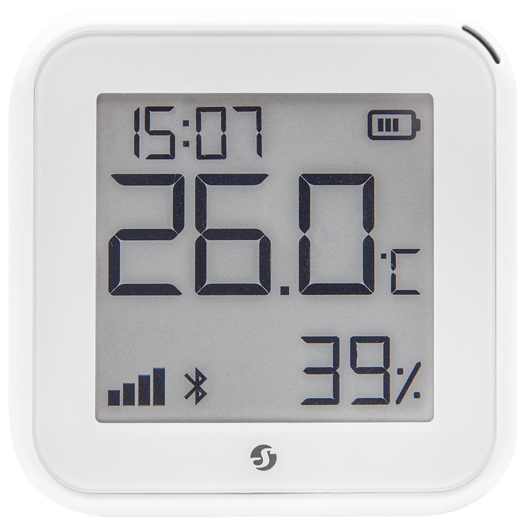 Product Image for Termometer och luftfuktighet, Vit, WiFi, BLU, Skärm, Shelly Plus H&T Gen 3 White