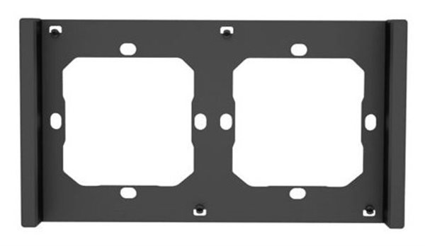 Bild av Ram, 2 fack, Svart, Sonoff Switch frame 2-gang black