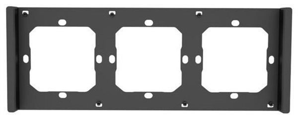 Bild av Ram, 3 fack, Svart, Sonoff Switch frame 3-gang black