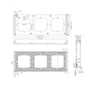 Bild av Ram, 3 fack, Svart, Sonoff Switch frame 3-gang black
