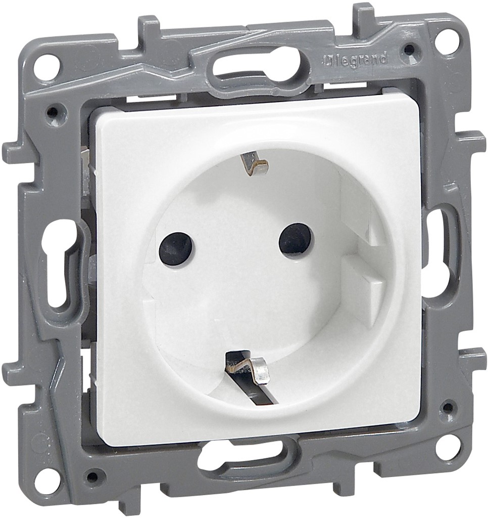 Product Image for Vägguttag, Vit, Niloé