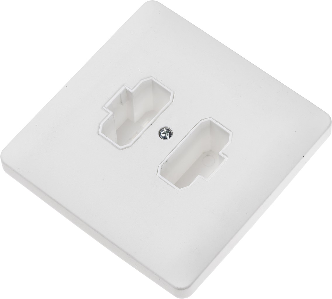 Product Image for Väggkontakt, DCL, Dubbel, Vit, 2+J