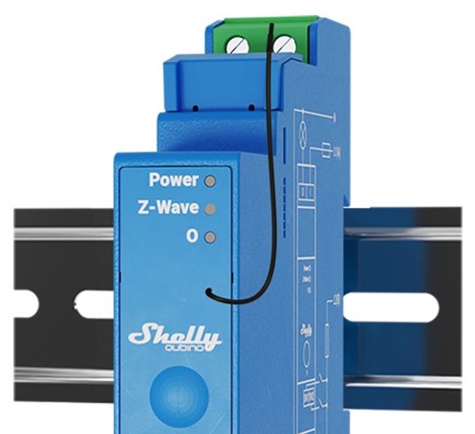 Product Image for Strömbrytare, Z-wave, 1 kanal, Shelly Qubino Wave Pro 1