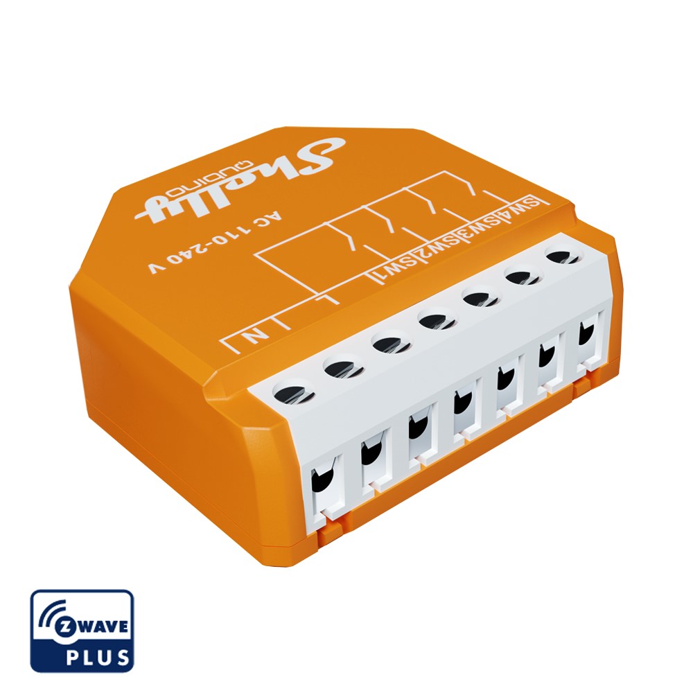 Product Image for Infälld sändare, 4 kanaler, Z-wave, Shelly Qubino Wave i4