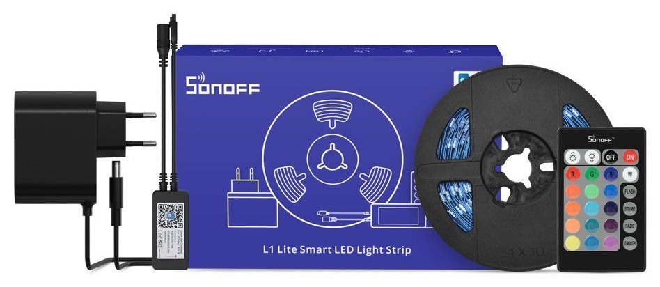 Product Image for LED-list, inomhus, WiFi, Sonoff L1 Lite-5M-EU