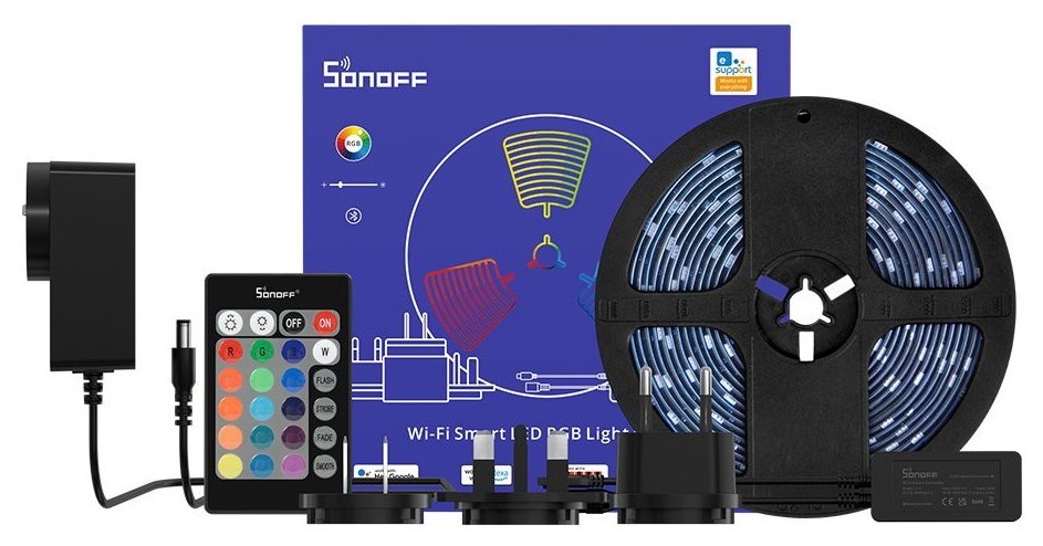 Product Image for LED-list, utom-/inomhus, 2m, WiFi, Sonoff L2 2M-EU