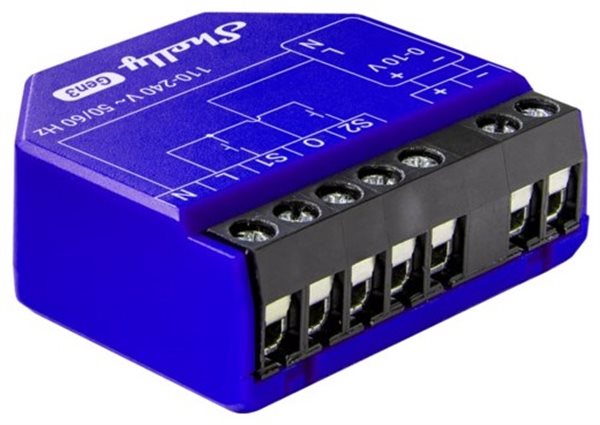 Bild av Dimmer, 0/1-10V, Effektmätning, WiFi, Shelly Plus G3 Dimmer 0/1-10V PM