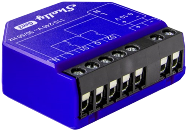Bild av Dimmer, 0/1-10V, Effektmätning, WiFi, Shelly Plus G3 Dimmer 0/1-10V PM