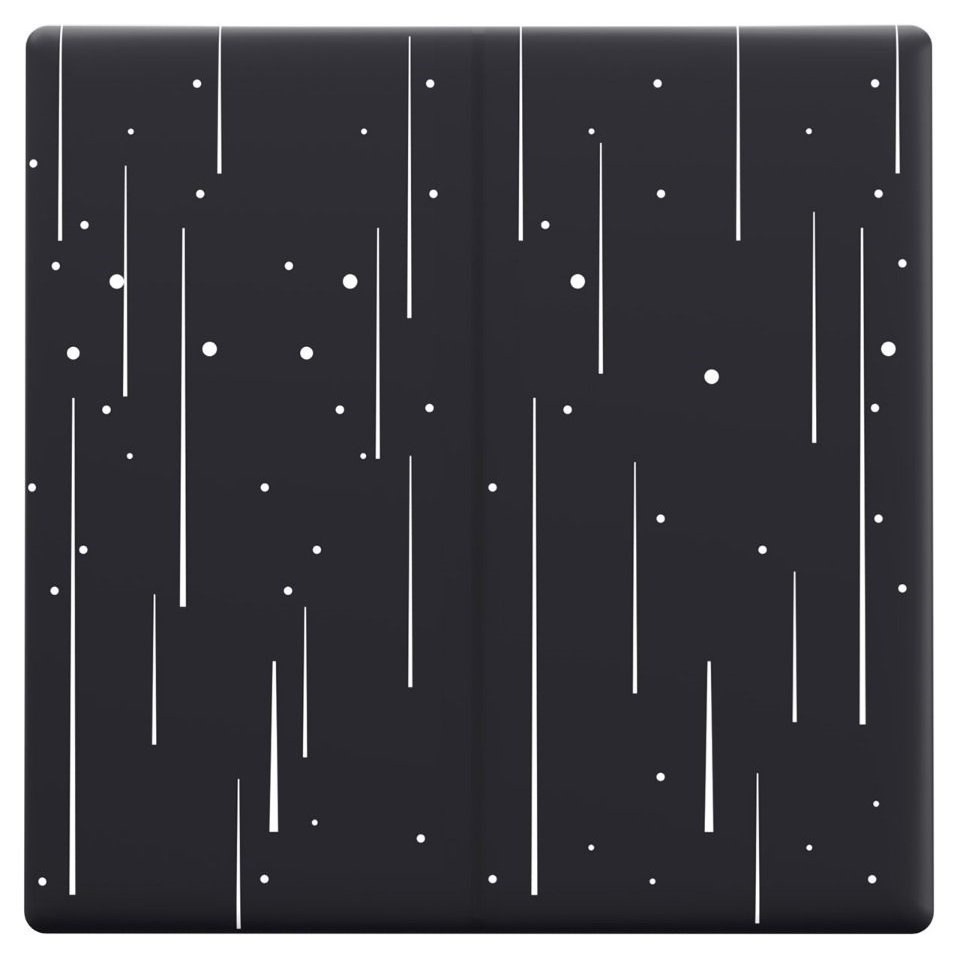 Product Image for Panel med stjärnor, 2 kanaler, passar till Sonoff T5-2C-86