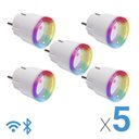 Bild av Shelly Plus Plug S, 5-pack, vit