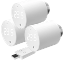 Bild av Termostat, 3 element, Shelly BLU TRV 3-pack + 1 x BLU Gateway Gen3