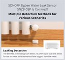 Bild av Läckagesensor m sensorkabel, Zigbee, Sonoff SNZB-05P-C
