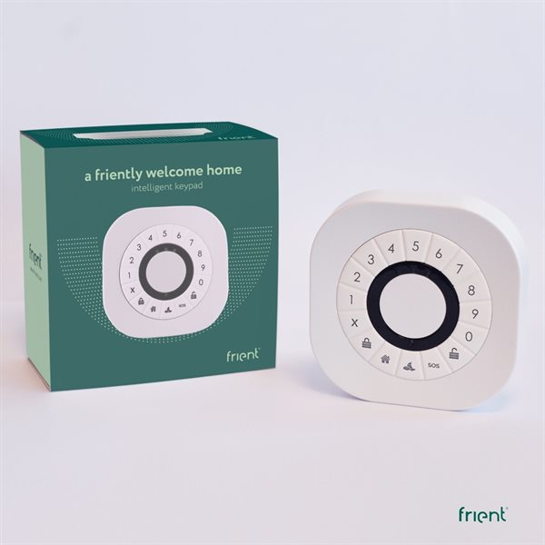 Bild av Larmpanel, Zigbee, RFID-läsare, 90x90mm, batteridrivet, Frient Intelligent Keypad