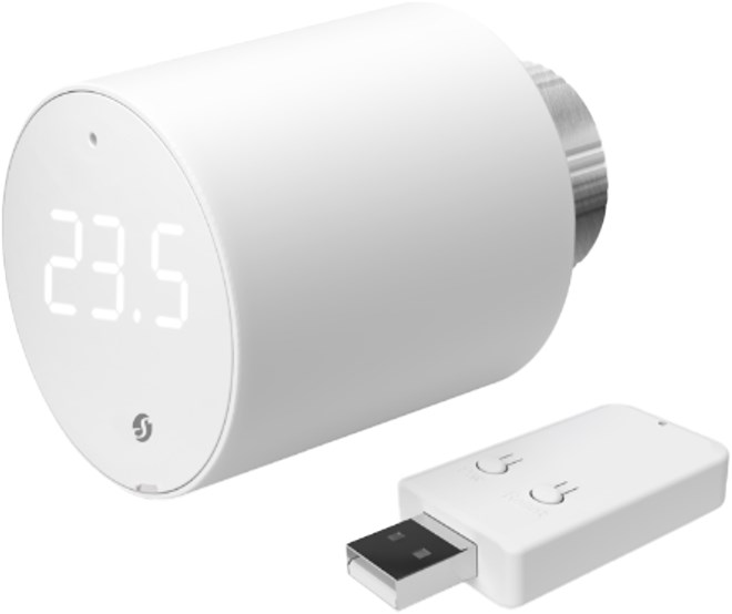 Product Image for Termostat, 2 element, Shelly BLU TRV 1-pack + 1 x BLU Gateway Gen3