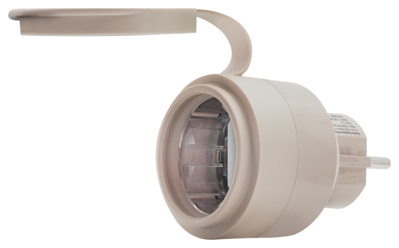 Product Image for Utomhuskontakt, Effektmätning, WiFi, Matter, Shelly Outdoor Plug S Gen3