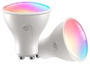 Bild av 2 x Ledlampa, RGBWW, GU10, Wifi&BT, 400lm