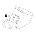 Bild av Bordsställ, Vit, Shelly Wall Display Stand White