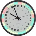 Bild av Elprisklocka, Svart, 24 timmar, EcoWatch Julia 24h