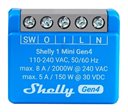Bild av Infälld strömbrytare, Liten, WiFi, Zigbee, Shelly Mini 1 Gen4