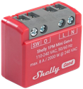 Bild av Infälld strömbrytare, Liten, Effektmätning, WiFi, Zigbee, Matter, Shelly Mini 1PM Gen4