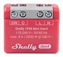Bild av Infälld strömbrytare, Liten, Effektmätning, WiFi, Zigbee, Matter, 2-pack, Shelly 1PM Mini Gen4