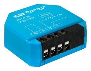 Bild av Strömbrytare, utan nolla, WiFi, Matter, 1 kanal, Shelly 1L Gen3
