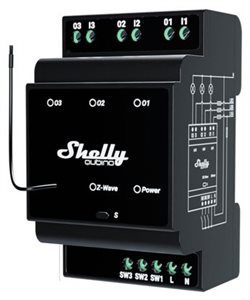 Bild av Strömbrytare, 3 kanaler, DIN, Shelly Pro Wave 3
