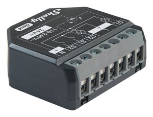 Bild av Infälld strömbrytare, 2 kanaler, Effektmätning, WiFi, Zigbee, Shelly 2PM Gen4