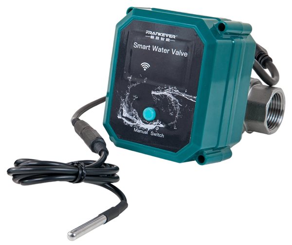 Bild av Smart vattenventil, WiFi/Bluetooth, DN25 (1"), temperaturkontroll, FrankEver Shelly Smart Valve