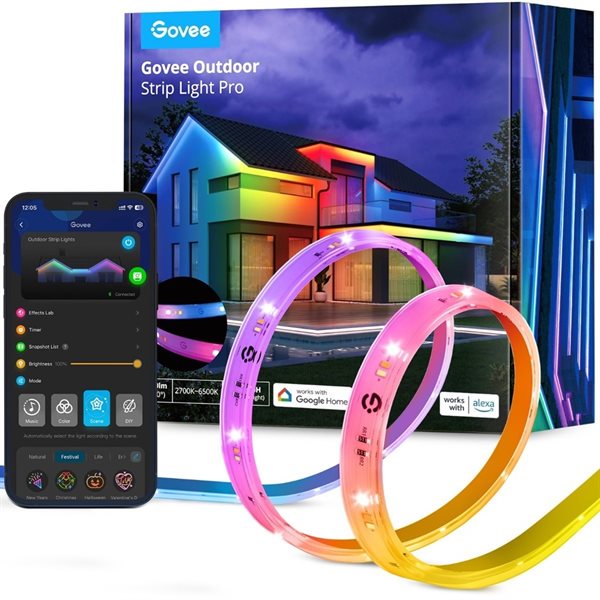 Bild av Ledlist, utomhus, 10m, aRGB+WW ,WiFi&BT
