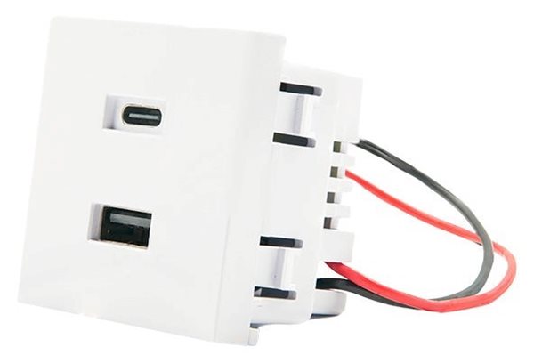 Bild av Shelly USB charger for Wall Display Stand White