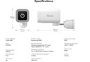 Bild av Kamera, Utomhus, WiFi, 2K, 180° panorering, Sonoff CAM-B1P