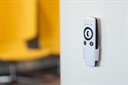 Bild av Fjärrkontroll, Bluetooth/Zigbee, 4 kanaler, scrollrad, gestkontroll, vit, Shelly BLU Remote Control ZB