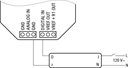 Bild av AC till DC signalomvandlare, 1 kanal, 230V, Shelly 1-Channel Decoupler
