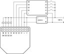 Bild av AC till DC signalomvandlare, 4 kanaler, 230V, Shelly 4-Channel Decoupler