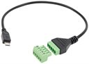 Bild av Anslutningsadapter, PILL, 5 terminaler, Micro-USB, Shelly Pill 5-Terminal Add-on