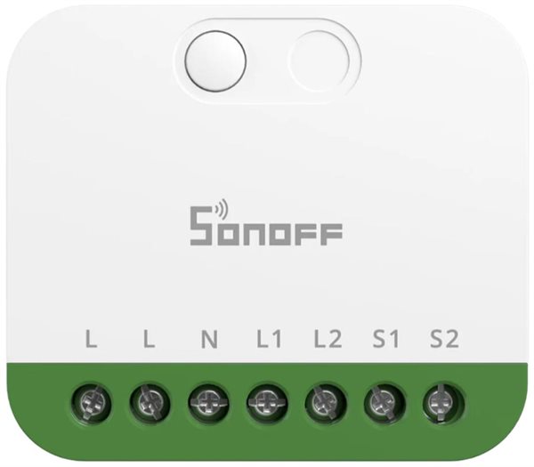 Bild av Infälld reläbrytare, Matter/WiFi, 2 kanaler, Sonoff MINI DUO MINI-2GS