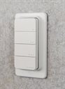 Bild av Fjärrkontroll, 4 knappar, Bluetooth & Zigbee, Shelly BLU RC Button 4 ZB White