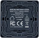 Bild av Väggströmbrytare, Bluetooth/Zigbee, 4 knappar, Shelly BLU Wall Switch 4 ZB
